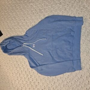 Under Armour Sky Blue Pullover Hoodie with Drawstring